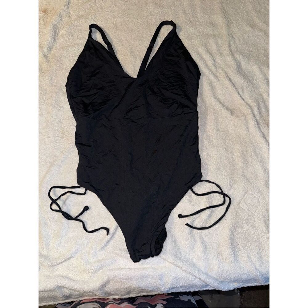 Swim lab Slimming black one piece swimsuit size large